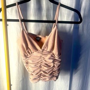 Pink sparkle top
